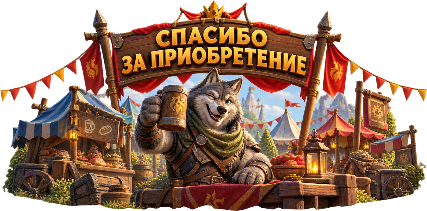 Спасибо за приобретение
